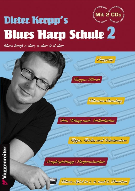 Dieter Kropp´s Blues Harp Schule - Band 2